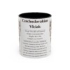 11oz Czechoslovakian Vlciak Mug, Illustrated Dog Breed Facts Coffee Mug, Vintage Dog Keepsake Gift