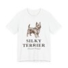 Silky Terrier Latin Shirt, Vintage Dog Sketch Tee, Dog Latin Gift