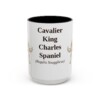 15oz Cavalier King Charles Spaniel Latin Mug, Vintage Dog Coffee Mug, Dog Lover Gift