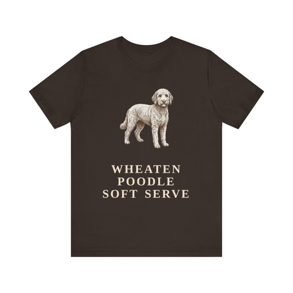 Whoodle Humor Shirt, Vintage Dog Sketch Tee, Dog Humor Gift