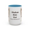 15oz Alaskan Klee Kai Latin Mug, Vintage Dog Coffee Mug, Dog Lover Gift
