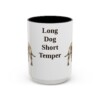 15oz Funny Dachshund Mug, Vintage Dog Coffee Mug, Dog Lover Gift