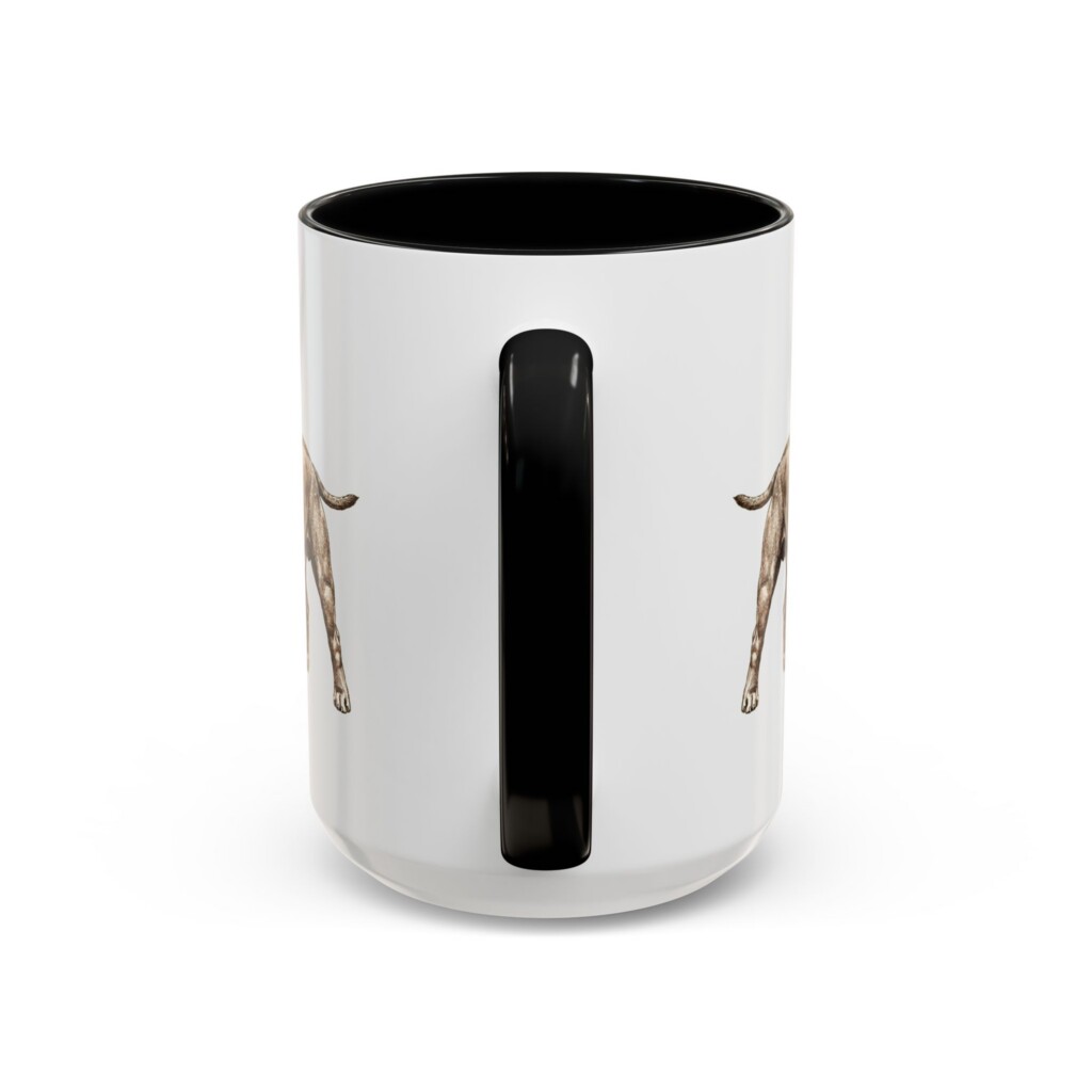 15oz American Bully Mug, Illustrated Dog Breed Facts Coffee Mug, Vintage Dog Keepsake Gift