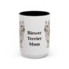 15oz Biewer Terrier Dog Mom Mug, Vintage Sketch Coffee Mug, Dog Mom Gift