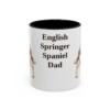 11oz English Springer Spaniel Dog Dad Mug, Vintage Sketch Coffee Mug, Dog Dad Gift