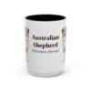 3546764469810858929_2048.jpeg 15oz Australian Shepherd Latin Mug, Vintage Dog Coffee Mug, Dog Lover Gift