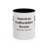 11oz American Staffordshire Terrier Latin Mug, Vintage Dog Coffee Mug, Dog Lover Gift