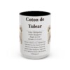 15oz Coton de Tulear Mug, Illustrated Dog Breed Facts Coffee Mug, Vintage Dog Keepsake Gift