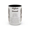 3606006203705877266_2048.jpeg 15oz Afghan Hound Mug, Illustrated Dog Breed Facts Coffee Mug, Vintage Dog Keepsake Gift