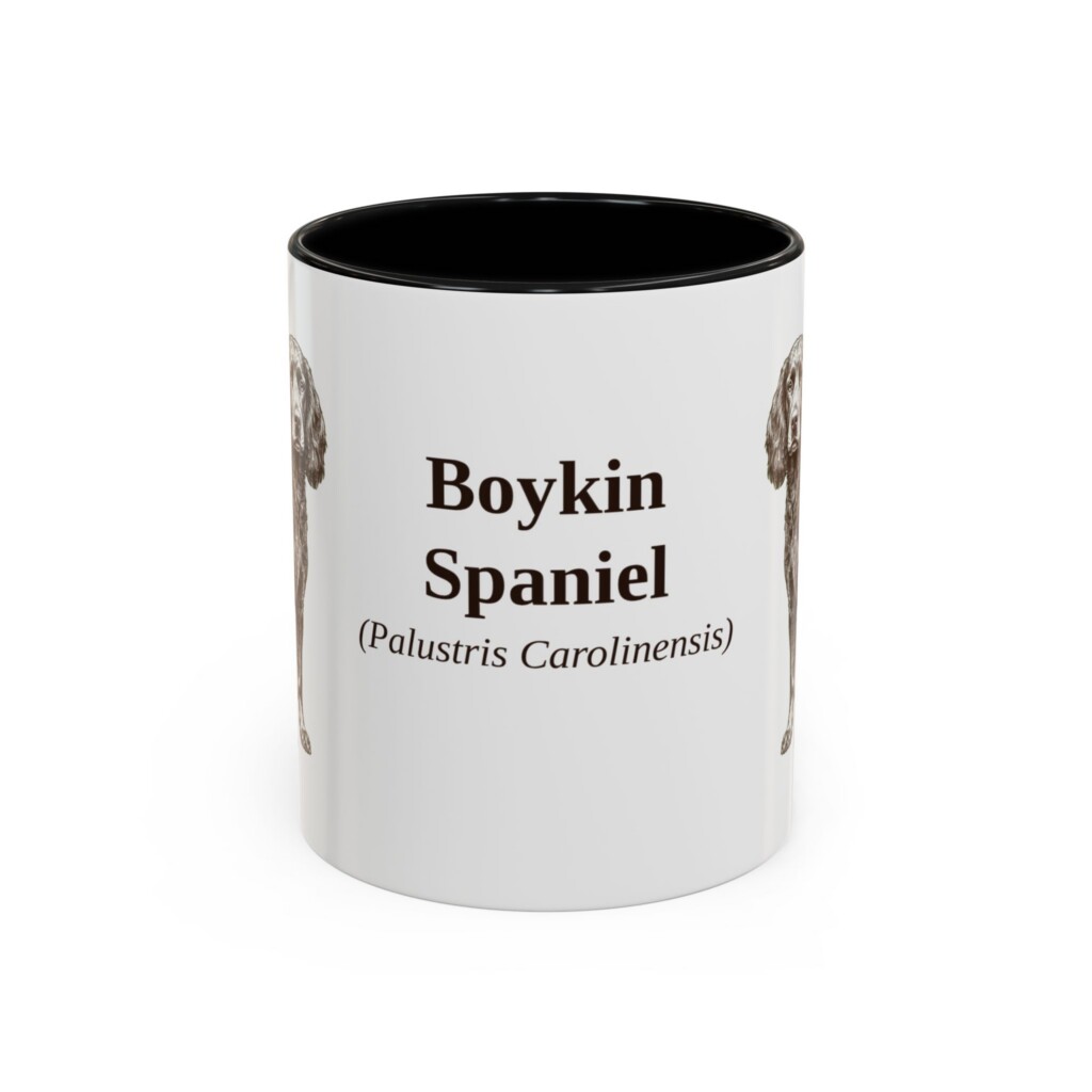11oz Boykin Spaniel Latin Mug, Vintage Dog Coffee Mug, Dog Lover Gift
