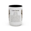 3706178552681652276_2048.jpeg 15oz Cairn Terrier Mug, Illustrated Dog Breed Facts Coffee Mug, Vintage Dog Keepsake Gift
