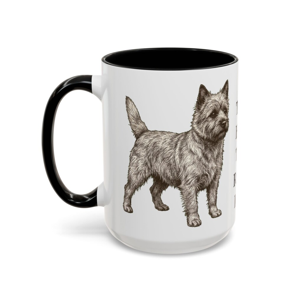3713537612085787062_2048.jpeg 15oz Funny Cairn Terrier Mug, Vintage Dog Coffee Mug, Dog Lover Gift