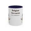 11oz Belgian Tervuren Latin Mug, Vintage Dog Coffee Mug, Dog Lover Gift