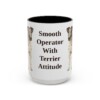 15oz Funny Fox Terrier (Smooth) Mug, Vintage Dog Coffee Mug, Dog Lover Gift