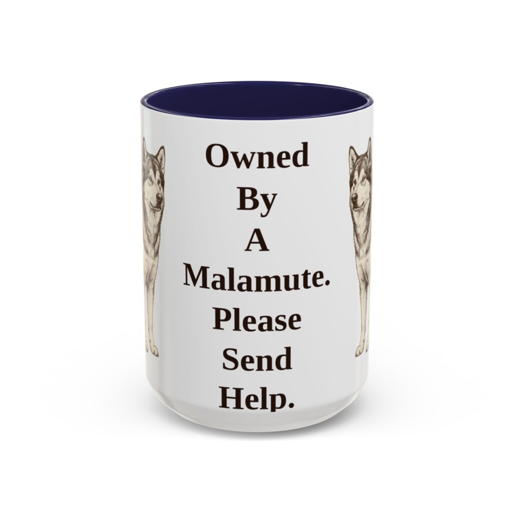 3966371226120994644_2048.jpeg 15oz Funny Alaskan Malamute Mug, Vintage Dog Coffee Mug, Dog Lover Gift