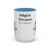 15oz Belgian Tervuren Latin Mug, Vintage Dog Coffee Mug, Dog Lover Gift