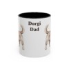 11oz Dorgi Dog Dad Mug, Vintage Sketch Coffee Mug, Dog Dad Gift