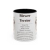 11oz Biewer Terrier Mug, Illustrated Dog Breed Facts Coffee Mug, Vintage Dog Keepsake Gift
