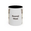 11oz Basenji Dog Mom Mug, Vintage Sketch Coffee Mug, Dog Mom Gift