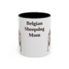 11oz Belgian Sheepdog Dog Mom Mug, Vintage Sketch Coffee Mug, Dog Mom Gift