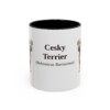 11oz Cesky Terrier Latin Mug, Vintage Dog Coffee Mug, Dog Lover Gift