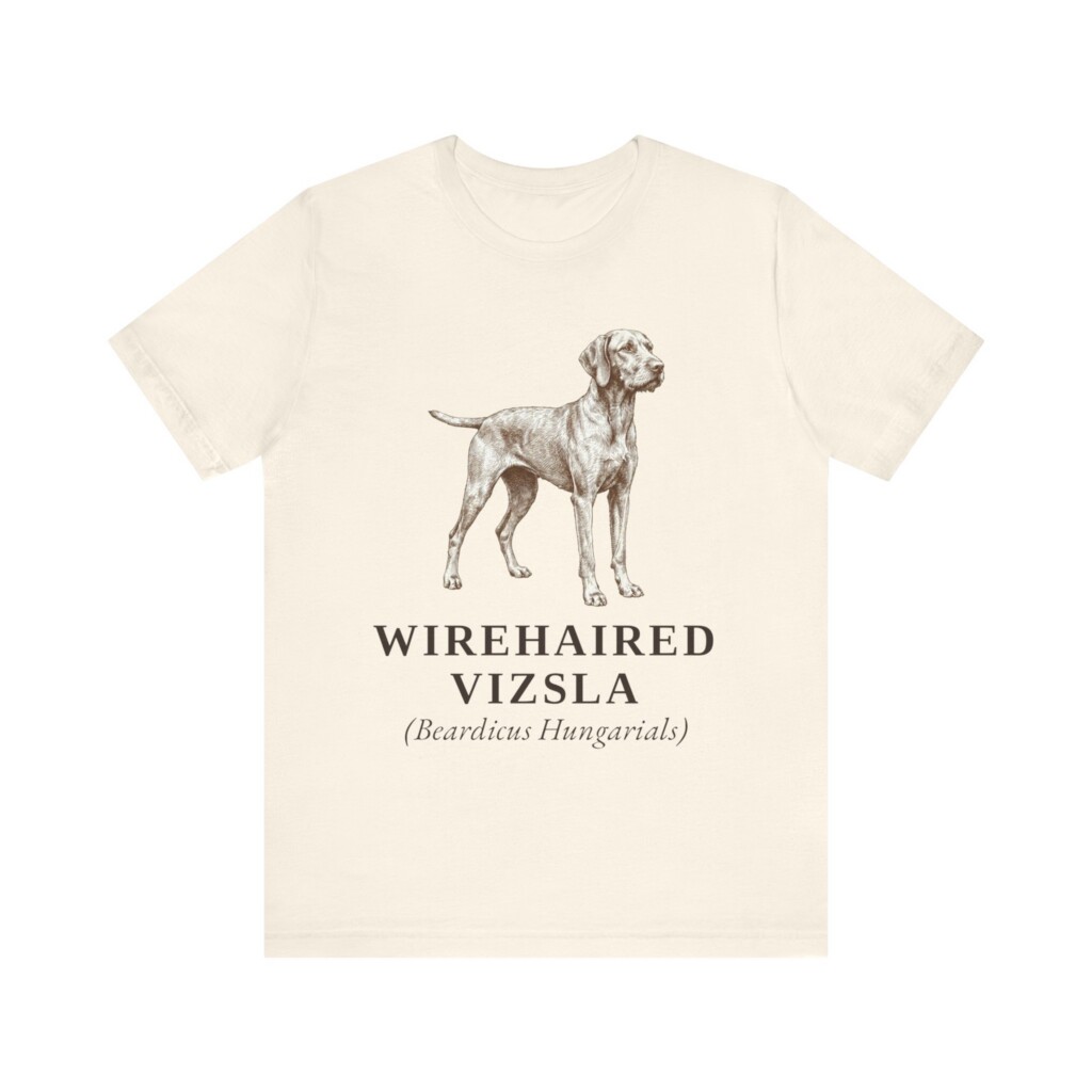 4157219918812030557_2048.jpeg Wirehaired Vizsla Latin Shirt, Vintage Dog Sketch Tee, Dog Latin Gift