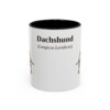 11oz Dachshund Latin Mug, Vintage Dog Coffee Mug, Dog Lover Gift