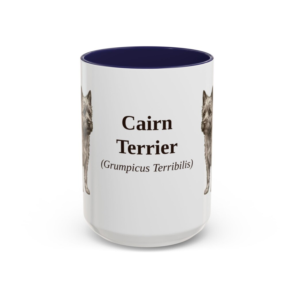 419140182772129425_2048.jpeg 15oz Cairn Terrier Latin Mug, Vintage Dog Coffee Mug, Dog Lover Gift