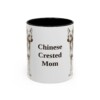 11oz Chinese Crested Dog Mom Mug, Vintage Sketch Coffee Mug, Dog Mom Gift