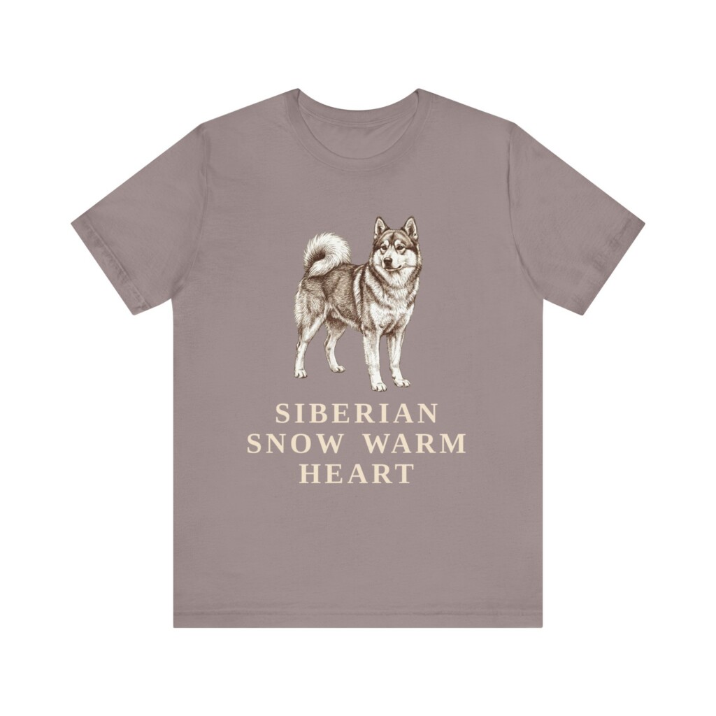 Yakutian Laika Humor Shirt, Vintage Dog Sketch Tee, Dog Humor Gift