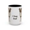15oz Chug Dog Dad Mug, Vintage Sketch Coffee Mug, Dog Dad Gift