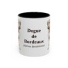 11oz Dogue de Bordeaux Latin Mug, Vintage Dog Coffee Mug, Dog Lover Gift