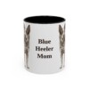 11oz Blue Heeler Dog Mom Mug, Vintage Sketch Coffee Mug, Dog Mom Gift