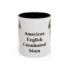11oz American English Coonhound Dog Mom Mug, Vintage Sketch Coffee Mug, Dog Mom Gift