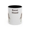 4522324342415805370_2048.jpeg 11oz Basset Hound Mug, Vintage Dog Portrait Coffee Mug, Dog Lover Gift