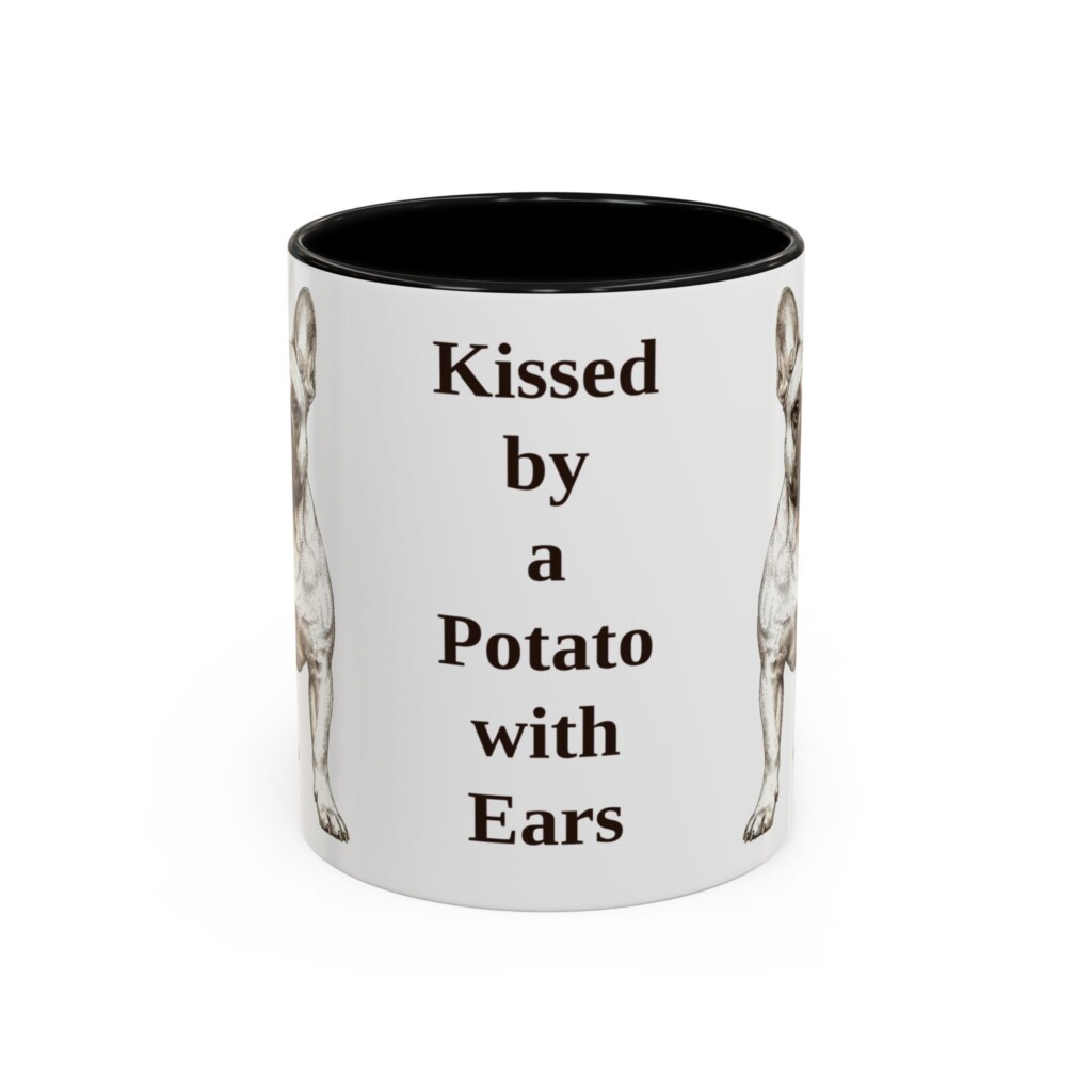 11oz Funny French Bulldog Mug, Vintage Dog Coffee Mug, Dog Lover Gift