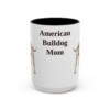 15oz American Bulldog Dog Mom Mug, Vintage Sketch Coffee Mug, Dog Mom Gift