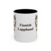 11oz Finnish Lapphund Mug, Vintage Dog Portrait Coffee Mug, Dog Lover Gift