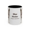 11oz Blue Heeler Latin Mug, Vintage Dog Coffee Mug, Dog Lover Gift