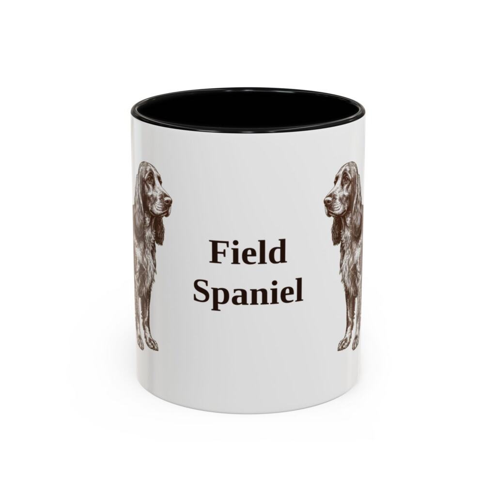 4723168500563162550_2048.jpeg 11oz Field Spaniel Mug, Vintage Dog Portrait Coffee Mug, Dog Lover Gift