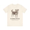 Yorkipoo Latin Shirt, Vintage Dog Sketch Tee, Dog Latin Gift