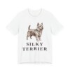 Silky Terrier Shirt, Vintage Dog Sketch Tee, Dog Lover Gift