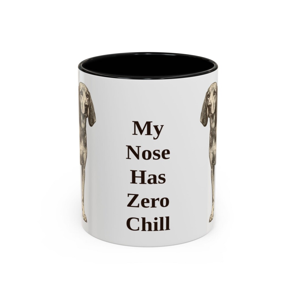 11oz Funny American English Coonhound Mug, Vintage Dog Coffee Mug, Dog Lover Gift