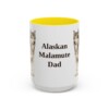 15oz Alaskan Malamute Dog Dad Mug, Vintage Sketch Coffee Mug, Dog Dad Gift