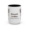 15oz Brussels Griffon Latin Mug, Vintage Dog Coffee Mug, Dog Lover Gift