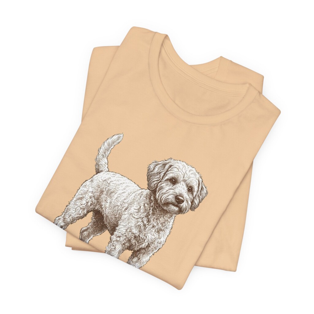 Westiepoo Humor Shirt, Vintage Dog Sketch Tee, Dog Humor Gift