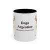 11oz Dogo Argentino Latin Mug, Vintage Dog Coffee Mug, Dog Lover Gift