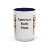 15oz American Bully Dog Mom Mug, Vintage Sketch Coffee Mug, Dog Mom Gift