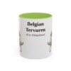 11oz Belgian Tervuren Latin Mug, Vintage Dog Coffee Mug, Dog Lover Gift