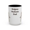 15oz Belgian Malinois Dog Dad Mug, Vintage Sketch Coffee Mug, Dog Dad Gift